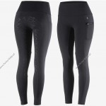 Legginsy je¼dzieciêce dzieciêce Horze Gracie-pe³en lej silikonowy