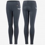 Dzieciêce legginsy je¿dzieckie Horze Lucinda-pe³en lej silikonowy