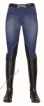 Bryczesy dzieciêce/m³odzie¿owe - Summer Denim - Lej kolanowy ALOS - HKM Basics